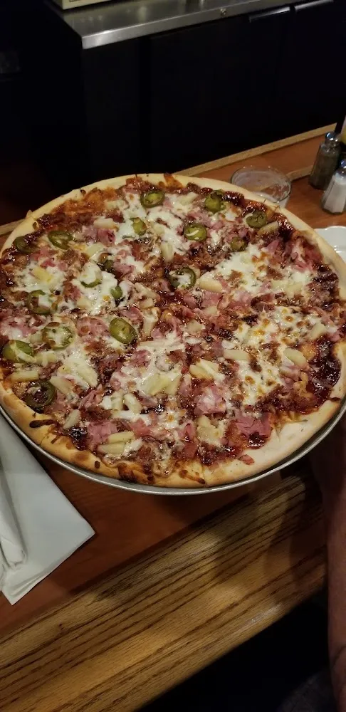 Pizza with BBQ Sauce